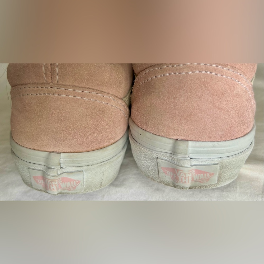 VANS Old Skool Pink Suede Women's Sneakers - Picture 8 of 11
